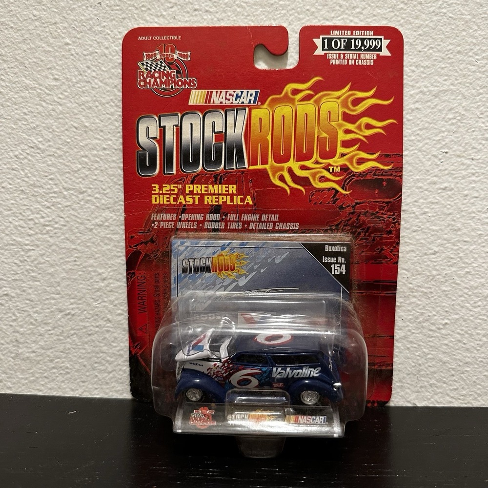 Racing Champions Stock Rods BOXOTICA #6 Valvoline 1999 1 of 19,999 New